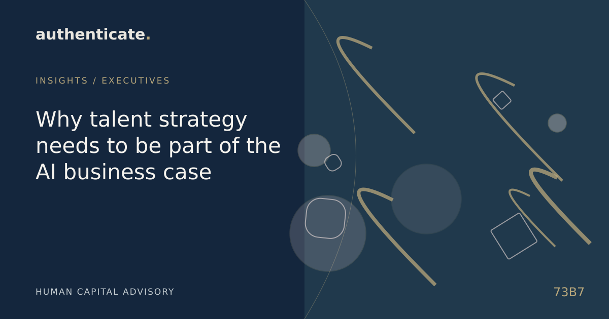 Original editorial illustration for Why talent strategy needs to be part of the AI business case